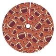 thumbnail image 1 of KLL 36" Christmas Tree Skirt American Football1 Xmas Tree Skirts Mat for New Year Xmas Holiday Party Indoor Outdoor Home Decoration, 1 of 7