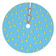 thumbnail image 1 of KLL 36" Christmas Tree Skirt Duck Swimming Xmas Tree Skirts Mat for New Year Xmas Holiday Party Indoor Outdoor Home Decoration, 1 of 5