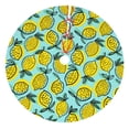 thumbnail image 1 of KLL 36" Christmas Tree Skirt Lemon1 Xmas Tree Skirts Mat for New Year Xmas Holiday Party Indoor Outdoor Home Decoration, 1 of 5