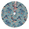 thumbnail image 1 of KLL 36" Christmas Tree Skirt Underwater Animals and Flowers Xmas Tree Skirts Mat for New Year Xmas Holiday Party Indoor Outdoor Home Decoration, 1 of 7