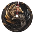 thumbnail image 1 of KLL 48" Christmas Tree Skirt Vintage Metal Dragon Xmas Tree Skirts Mat for New Year Xmas Holiday Party Indoor Outdoor Home Decoration, 1 of 5