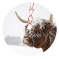 thumbnail image 1 of KLL 48" Christmas Tree Skirt Yak Xmas Tree Skirts Mat for New Year Xmas Holiday Party Indoor Outdoor Home Decoration, 1 of 7