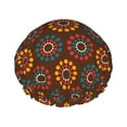 thumbnail image 1 of KLL 60s and 70s Aesthetic1 Pattern Shower Cap & Bath Cap for Women,Reversible Oversized Waterproof Shower Caps for all Hair Lengths,Elastic Reusable Bathing Hair Cap, 1 of 7