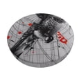thumbnail image 1 of KLL Abstract Geometric Hummingbird Round Bar Chair Cushion Cover 13 inch ,Bar Stool Protector with Elastic, Soft Washable, 1 of 6
