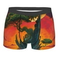 thumbnail image 1 of KLL Abstract Tree Castle Men's Cotton Boxer Briefs Underwear-Large, 1 of 8