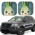 thumbnail image 1 of KLL Adorable Kawaii Fennel Character Windshield Sun Shade 2-Piece Foldable Car Front Window Sunshade for Most Sedans SUV Truck- Medium, 1 of 5