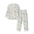 thumbnail image 1 of KLL Aerial Flora Sleepwear Mens Flannel Pajamas,Long Cotton Pj Set, 1 of 7