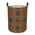thumbnail image 1 of KLL African Tribal Style Waterproof Foldable Laundry Hamper Bucket with Handles for Storage Bin,Kids Room,Home Organizer (Small ), 1 of 7