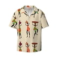 thumbnail image 1 of KLL African Women in Traditional Clothes Print Men's Shirt Short Sleeve Button Down Summer Cuba Beach Shirts- Large, 1 of 7