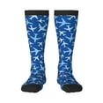 thumbnail image 1 of KLL Airplanes in the Sky Print Cool Socks Men's Women's Crew Socks Funny Crazy Novelty Stockings, 1 of 6