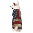 thumbnail image 1 of KLL American Flag1 for Basic Dog Hoodie - Pet Hoodie Sweater with Leash Hole - Cute Dog Sweatshirt - Pet Clothes Hooded Sweatshirt for Dog & Cat -XX-Large, 1 of 8