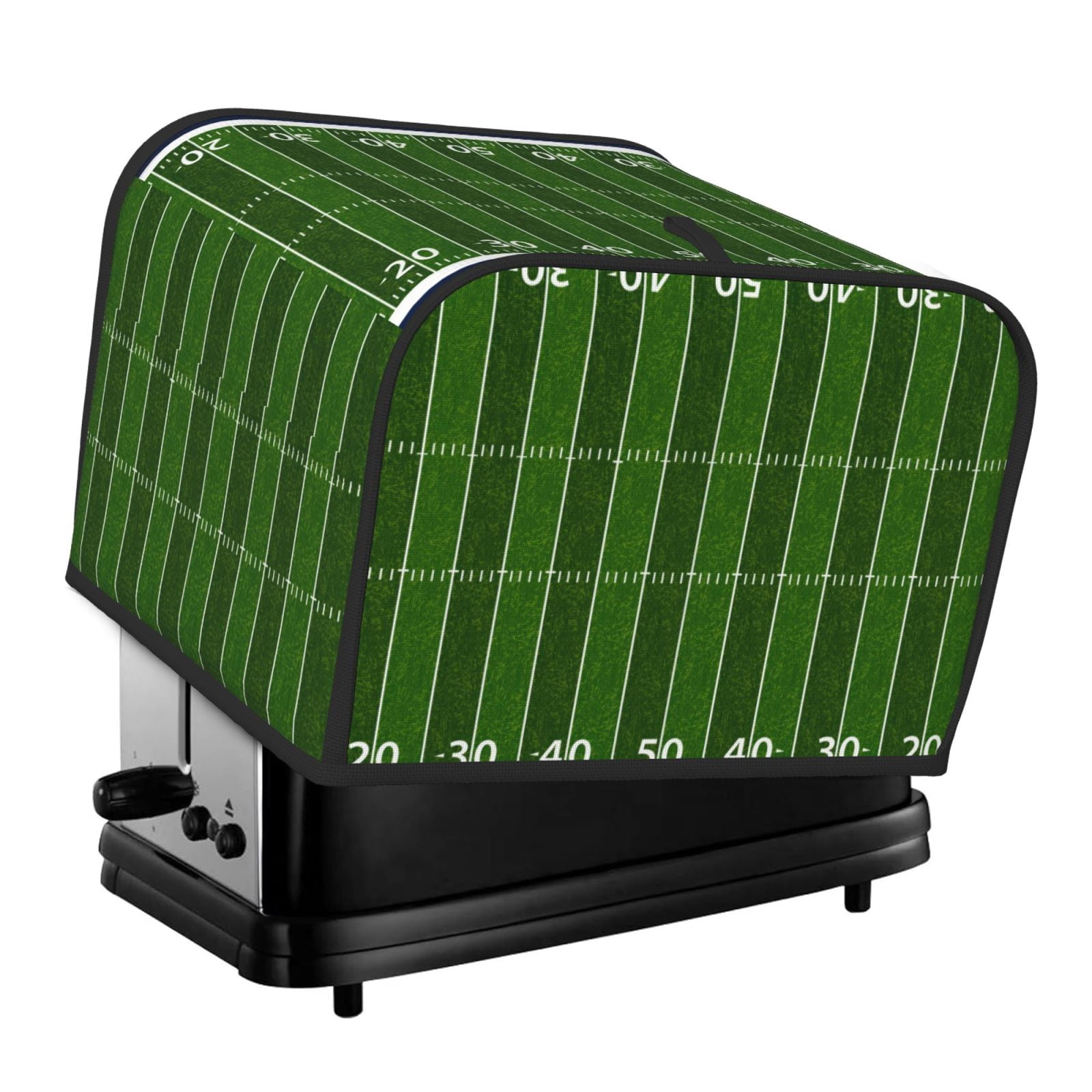 KLL American Football Field Print 4 Slice Toaster Dust Covers Kitchen