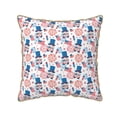 thumbnail image 1 of KLL American Gnomes Decorative Throw Pillow Covers Velvet Soft for Couch Sofa Bedroom Living Room Outdoor - 18"x18", 1 of 8