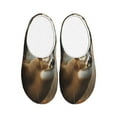 thumbnail image 1 of KLL American Wildlife Deer Forest Pattern Adult Unisex Cozy Slippers,Fuzzy Slip-on Slippers TPR Sole Slippers Comfort Plush Home Footwear for Indoor & Outdoor-46/47, 1 of 7