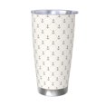 thumbnail image 1 of KLL Anchors Print 40oz Stainless Steel Insulated Car Cup with Spillproof Lid - Keep Your Drink Hot or Cold on the Go-Without Straw, 1 of 8