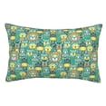 thumbnail image 1 of KLL Animals with Leaf Pillow Covers Envelope Closure,Super Soft and Cozy Fuzzy Fleece Pillow Case Cover 14"x20", 1 of 1