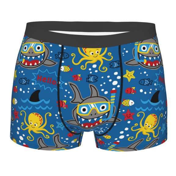 KLL Animals1 Men's Cotton Boxer Briefs Underwear-X-Large