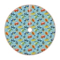 thumbnail image 1 of KLL Artoon Transport Christmas Tree Skirt 48" ,Party Decorations Farmhouse for Christmas Decorations Holiday Party, 1 of 6