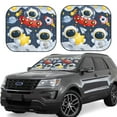 thumbnail image 1 of KLL Astronaut And Space Windshield Sun Shade 2-Piece Foldable Car Front Window Sunshade for Most Sedans SUV Truck- Medium, 1 of 5