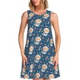 thumbnail image 1 of KLL Astronaut Corgi Dog Pattern Womens Summer Dresses 2025,Loose Round Neck Sleeveless Sundresses Tank Dresses with Pockets, 1 of 7