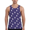 thumbnail image 1 of KLL Astronaut Rabbit Print Men's Muscle Gym Workout Stringer Tank Tops Bodybuilding Fitness T-Shirts Tank Tops Men-4X-Large, 1 of 7