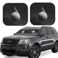 thumbnail image 1 of KLL Astronaut Sitting On Mercury Planet Windshield Sun Shade 2-Piece Foldable Car Front Window Sunshade for Most Sedans SUV Truck- Large, 1 of 5