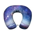 thumbnail image 1 of KLL Astronauts Start Running Pattern Memory Foam Cervical Neck Pillow Versatile U-Shaped Pillows for Home/Office/Camping/Travelling/Soft Washable Cover, 1 of 8