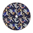 thumbnail image 1 of KLL Astronauts in sport Christmas Tree Skirt 36" ,Party Decorations Farmhouse for Christmas Decorations Holiday Party, 1 of 6