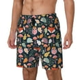 thumbnail image 1 of KLL Autumn Forest for Mens Swim Trunks Quick Dry Swim Shorts with Built-in Compression Liner Funny Swimwear Bathing Suits-3X-Large, 1 of 6