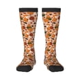 thumbnail image 1 of KLL Autumn Fox Pumpkin Lazy Print Cool Socks Men's Women's Crew Socks Funny Crazy Novelty Stockings, 1 of 6