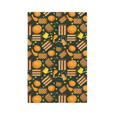 KLL Autumn Harvest Pumpkin Basket Pattern Electrical Outlet Covers, 3" x 5" 1 Pack Electric Receptacle Plug Covers for Decorator Receptacle Outlet & Switch-Style V