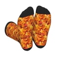 thumbnail image 1 of KLL Autumn Maple Leaf Pile Print Cool Socks Men's Women's Crew Socks Funny Crazy Novelty Stockings, 1 of 7