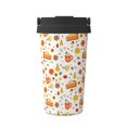 thumbnail image 1 of KLL Autumn Pattern Stainless Steel Vacuum Insulated Tumbler - Carry Insulated Coffee Mug - Reusable Insulated Cold Brew Iced Coffee Cup Thermos, 1 of 8