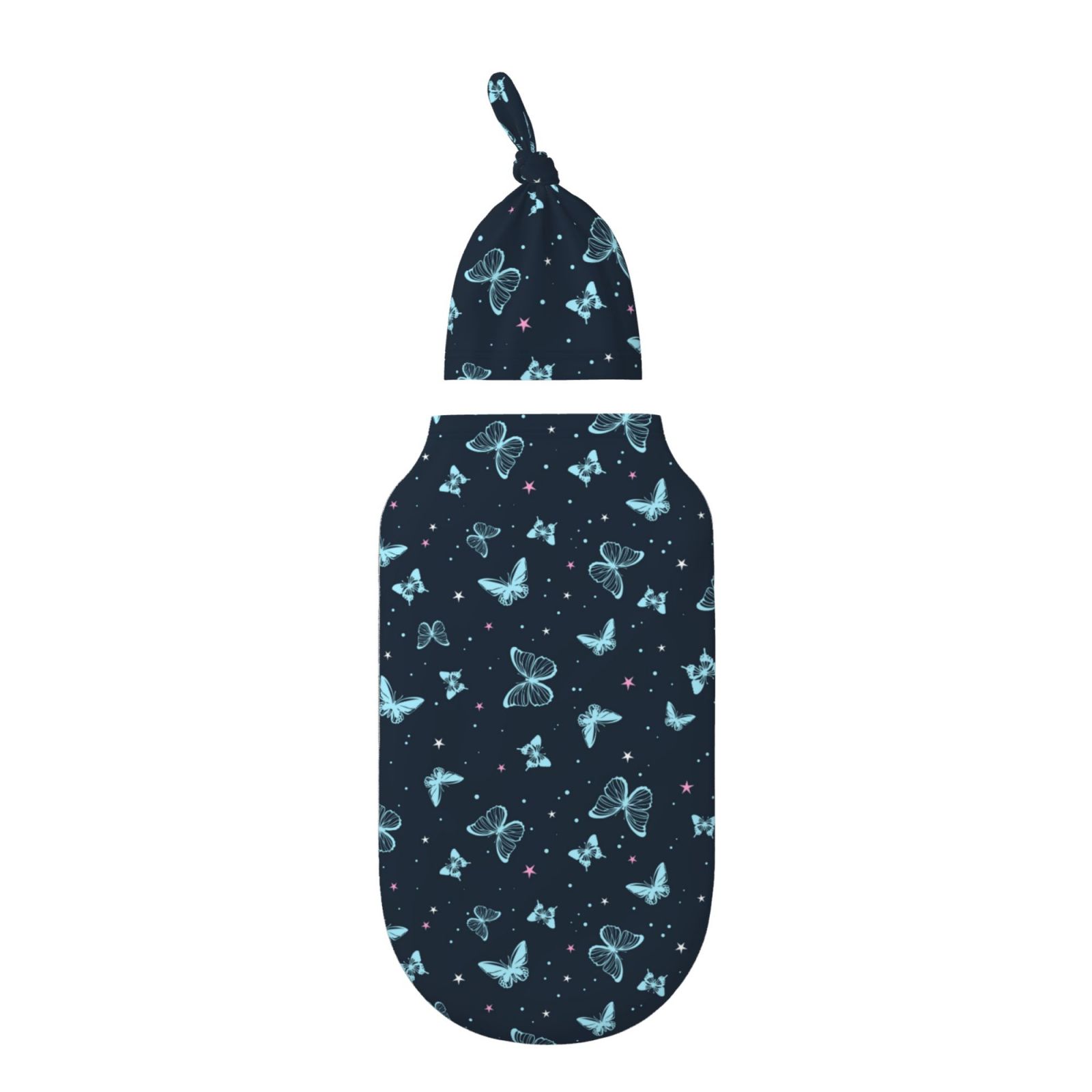 KLL Baby Swaddle Blankets for Boy Girl,Newborn Swaddle Set with Matching Hat Simulate The Living