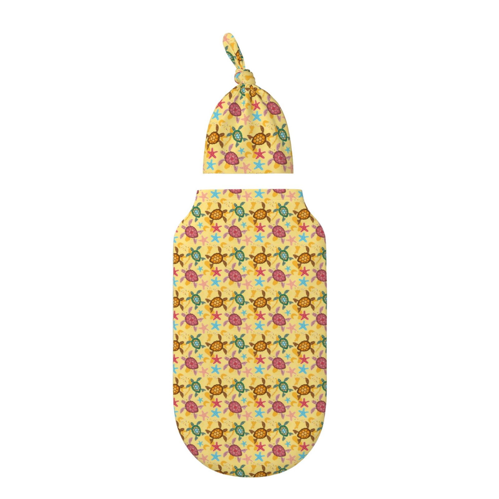 KLL Baby Swaddle Blankets for Boy Girl,Newborn Swaddle Set with Matching Hat Simulate The Living