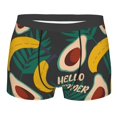 thumbnail image 1 of KLL Banana And Avocado Men's Cotton Boxer Briefs Underwear-XX-Large, 1 of 1