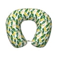 thumbnail image 1 of KLL Banana Tree Leaves Pattern Memory Foam Cervical Neck Pillow Versatile U-Shaped Pillows for Home/Office/Camping/Travelling/Soft Washable Cover, 1 of 8
