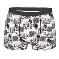 thumbnail image 1 of KLL Beach Men's Cotton Boxer Briefs Underwear-Medium, 1 of 8