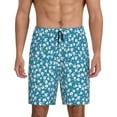 thumbnail image 1 of KLL Beautiful Floral for Men's 1-Pack Shorts,Sleep Pajama Shorts for Men Soft Pj Shorts Men's Pajama Bottoms Sleepwear -X-Large, 1 of 7