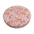 thumbnail image 1 of KLL Beautiful Fox Round Bar Chair Cushion Cover 13 inch ,Bar Stool Protector with Elastic, Soft Washable, 1 of 6