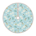 thumbnail image 1 of KLL Bee Flower Christmas Tree Skirt 30" ,Party Decorations Farmhouse for Christmas Decorations Holiday Party, 1 of 1