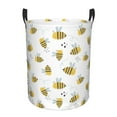 thumbnail image 1 of KLL Bee Waterproof Foldable Laundry Hamper Bucket with Handles for Storage Bin,Kids Room,Home Organizer (Small ), 1 of 7