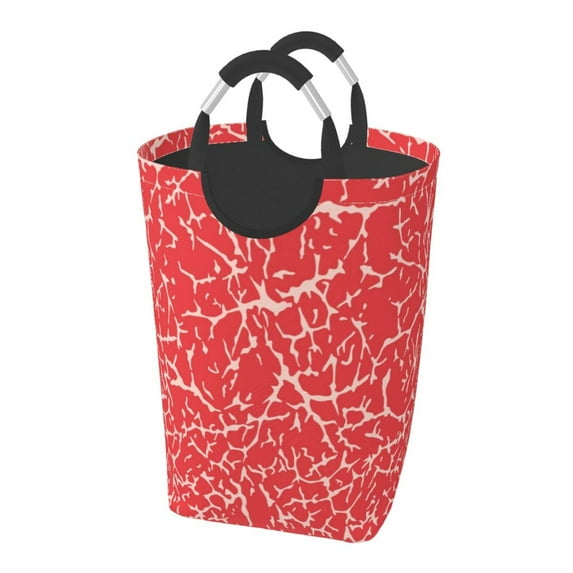 KLL Beef2 Laundry Hamper,Large Canvas Fabric Lightweight Storage Basket Toy Organizer Dirty Clothes Collapsible Waterproof