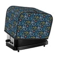 thumbnail image 1 of KLL Bicycle Colorful Print 2 Slice Toaster Dust Covers Kitchen Small Appliance Cover with 2 Pockets,Can hold Jam Spreader Knife & Toaster Tongs (11.4 x 7.9 x 7.5), 1 of 6
