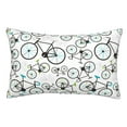 thumbnail image 1 of KLL Bicycle Pillow Covers Envelope Closure,Super Soft and Cozy Fuzzy Fleece Pillow Case Cover (No pillow core） 20"x30", 1 of 5