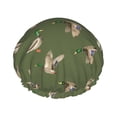 thumbnail image 1 of KLL Birds Wild Ducks Pattern Shower Cap & Bath Cap for Women,Reversible Oversized Waterproof Shower Caps for all Hair Lengths,Elastic Reusable Bathing Hair Cap, 1 of 6