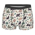 thumbnail image 1 of KLL Black Cat And Snake Men's Cotton Boxer Briefs Underwear-XX-Large, 1 of 8