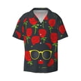 thumbnail image 1 of KLL Black Head African Woman Print Men's Shirt Short Sleeve Button Down Summer Cuba Beach Shirts- XX-Large, 1 of 7