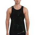 thumbnail image 1 of KLL Black Marble Print Men's Muscle Gym Workout Stringer Tank Tops Bodybuilding Fitness T-Shirts Tank Tops Men-4X-Large, 1 of 7