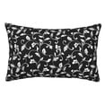 thumbnail image 1 of KLL Black White Leaves Pillow Covers Envelope Closure,Super Soft and Cozy Fuzzy Fleece Pillow Case Cover (No pillow core） 20"x30", 1 of 5